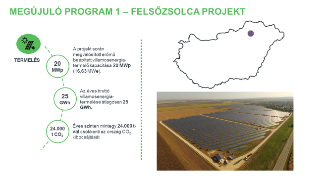 Megújuló program 1 - Felsőzsolca projekt