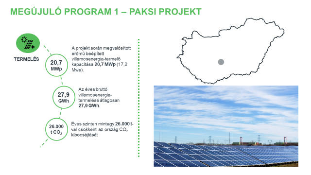 Megújuló program 1 - Paksi projekt
